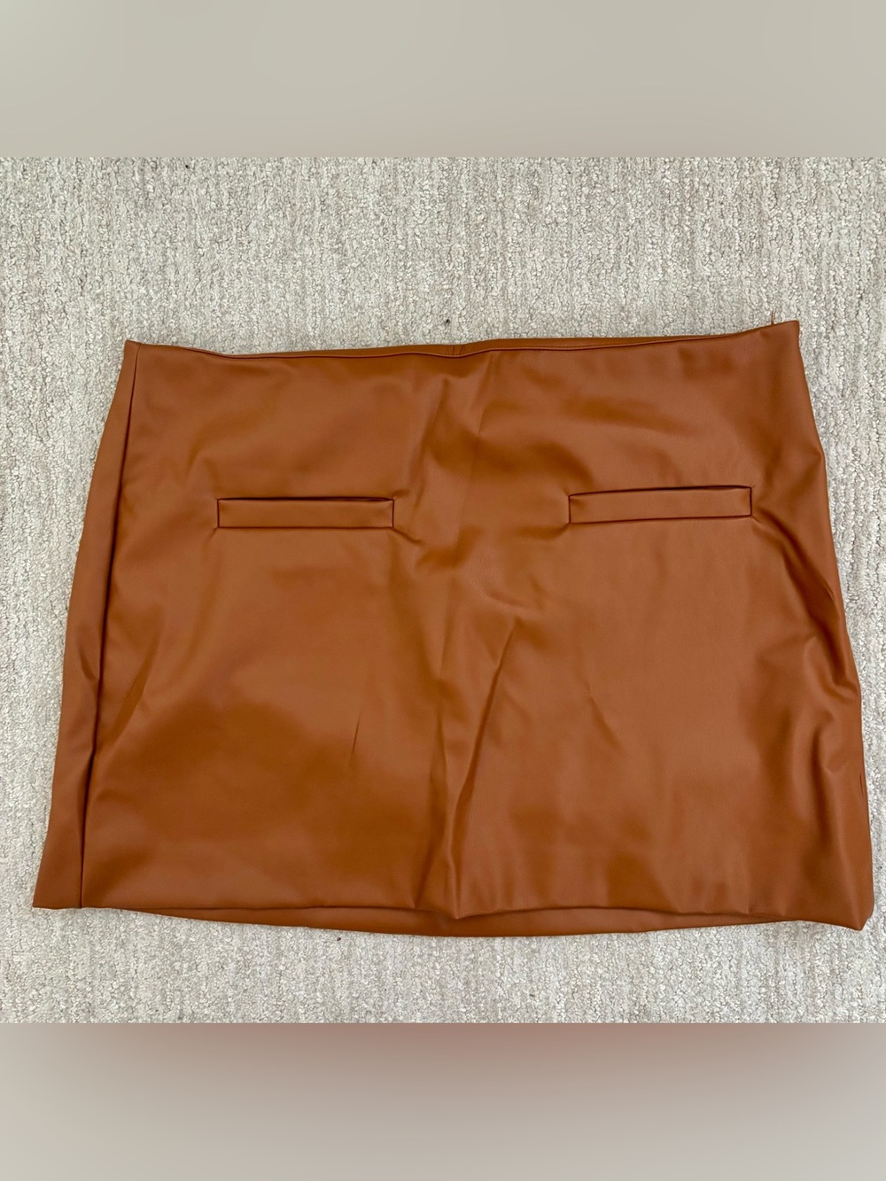 Women's Faux Leather Mini Skirt